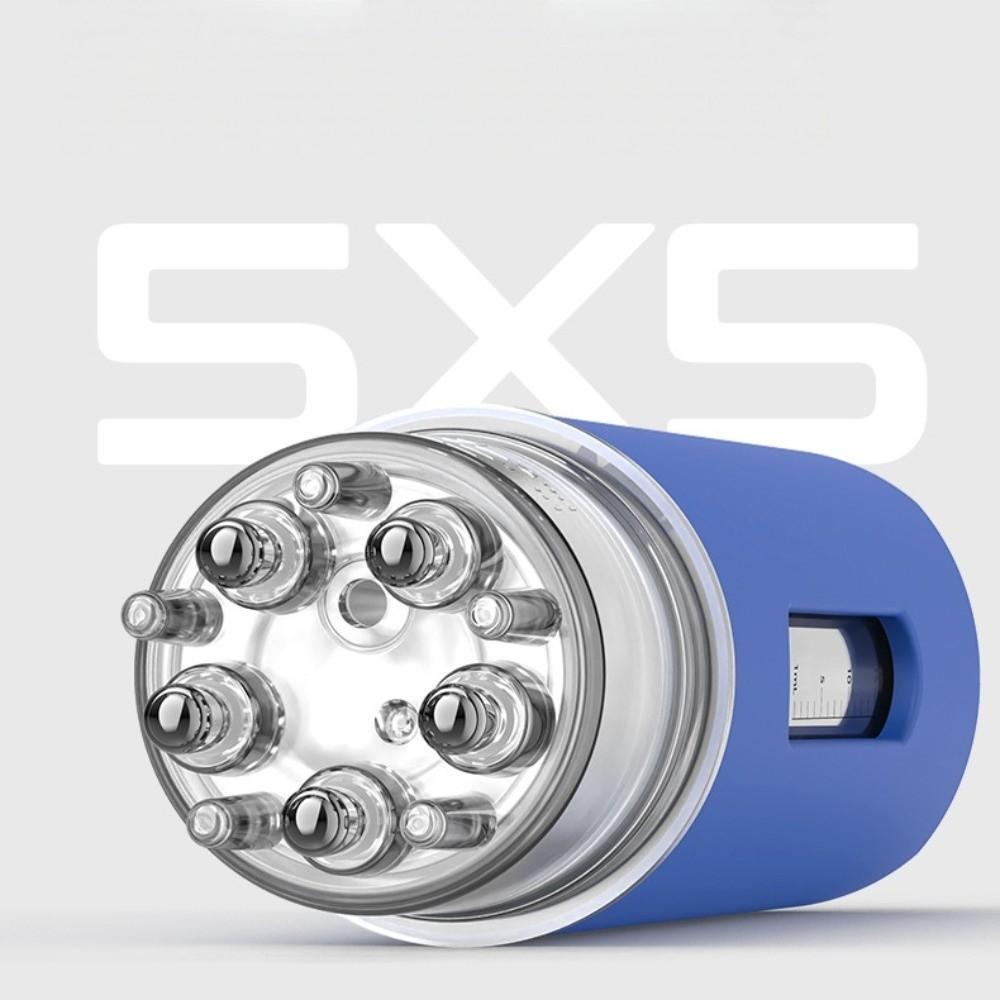 Rollende Kugel Kopfhautapplikator Kamm Genaue Skala Ätherisches Öl Führungs-Massagegerät Schönheitsroutine