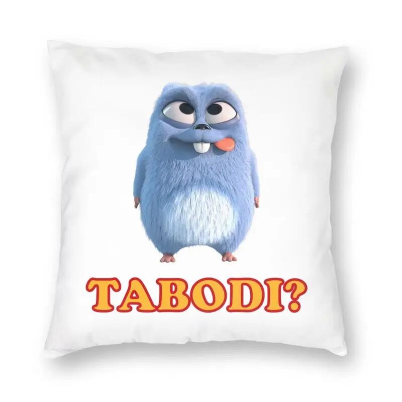 Happy Grizzy And The Lemmings Cushion Cover Sofa Home Decor Cartoon Lemmings Bear Square Throw Pillow Cover 45x45cm