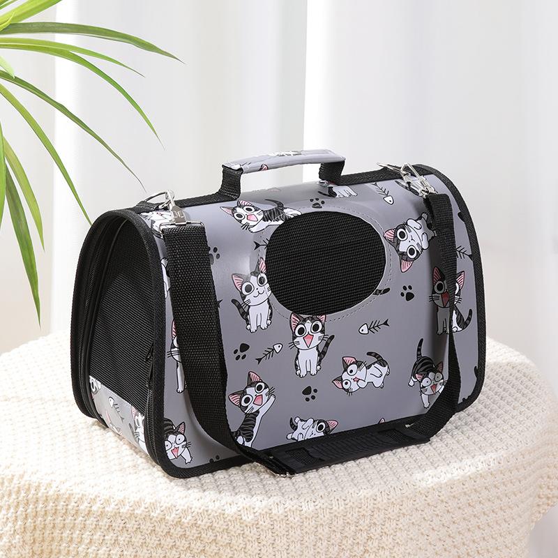 This Cat Backpack Is A Multi-color and Multi-pattern Portable Handbag Made of Oxford Fabric for Pets