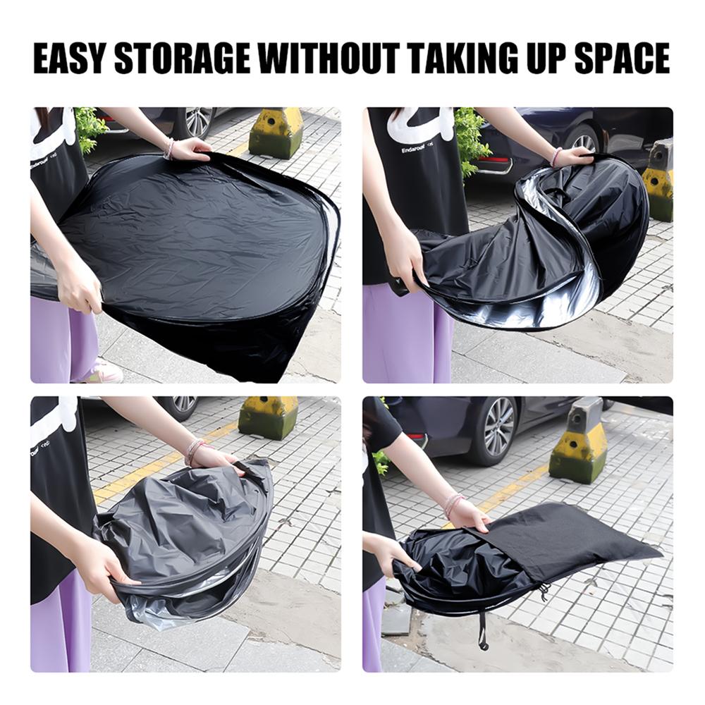 AAHK1 Car Window Sunshade Cover Sun Windshield Visor Foldable UV Protection Curtain For Opel Zafira B Corsa Insignia Car Wheel Hubcap