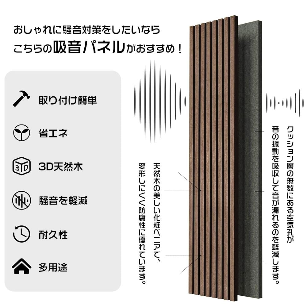 Jumei Sound Absorbing Sound Insulating Set of Sound Insulating Sound Absorbing Sound Absorbing Natural Stick On the Wood Wall Wall Material Sound