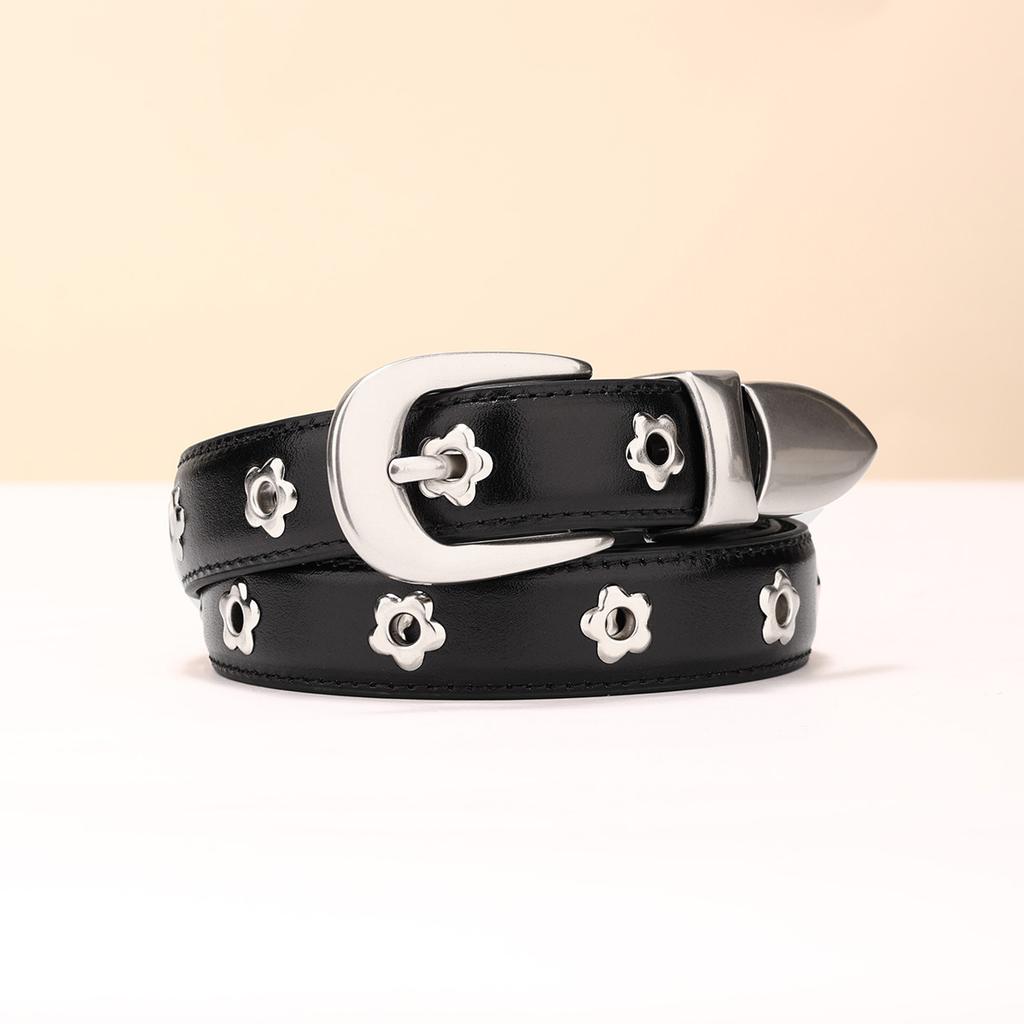 New Retro High-end Head-layer Women's Belt, Personalized Trendy Belt, Fashionable and Versatile, Casual Trouser Belt