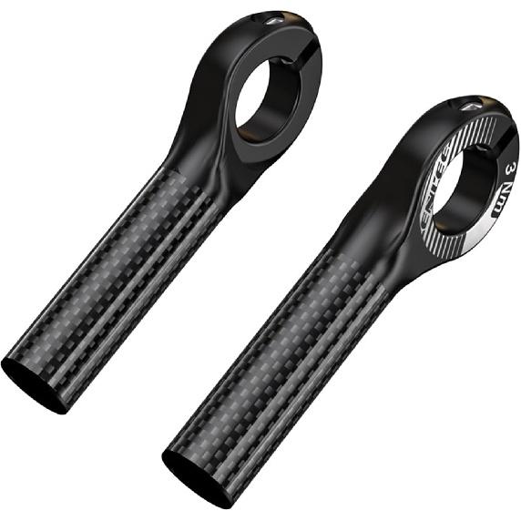 

Bicycle Handlebar Ends, Carbon Fiber Bicycle Handlebar Ends Mountain Bike Handlebar Grip Bike Vice Handlebar чёрный