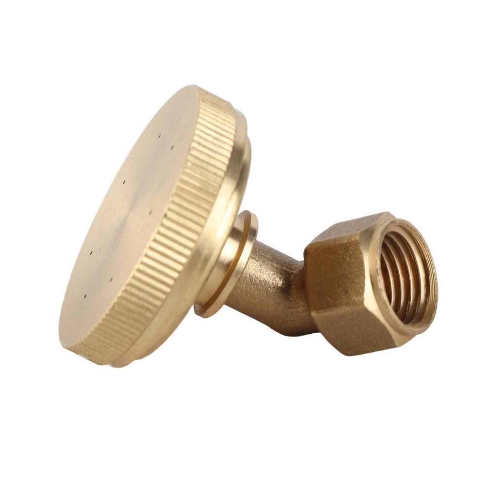 G1Celsius4 Female Thread 7 Holes Misting Spray Nozzle Garden Watering Sprayer Head (Elbow)