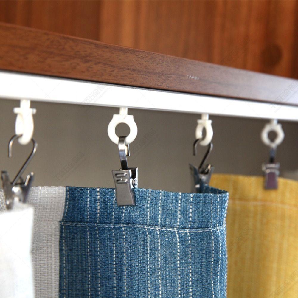 Lot De 30 Petites Pinces à Rideaux En Métal Robustes En Forme De S Pour