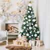 Reusable White Foam Christmas Balls 4CM 8CM Xmas Tree Snowball DIY Festival Decor for Home Restaurant Porch Celebration