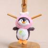 Penguin Plush Keychain With Soft Short Plush Fabric For Girls Bags And Accessories