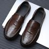 Genuine Leather Doudou Shoes Men's Shoes 2025 New Loafer Tide Shoes Men's Korean Version Versatile One-pedal Driving Casual Leather Shoes