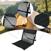 Camping Chair with Backrest Camp Seat Beach Cushion Lounge Foldable for Park Barbecue