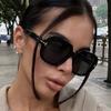 T-shaped large-frame sunglasses, new European and American fashion ins sunshade sunglasses, trendy street sunglasses for women
