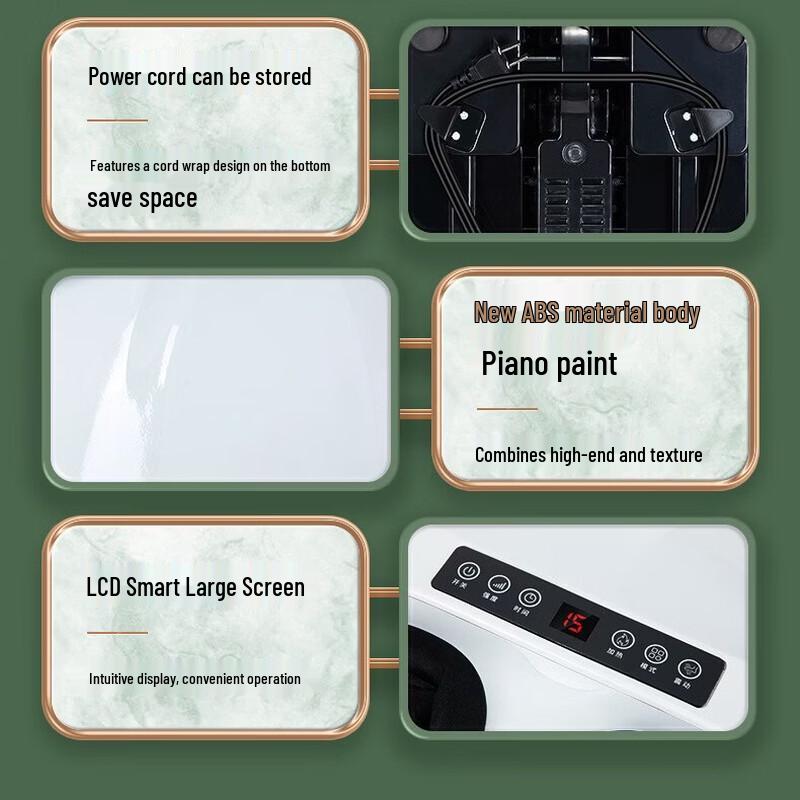 Little Master Full Wrap Air Compression Foot & Leg Massager with Heat