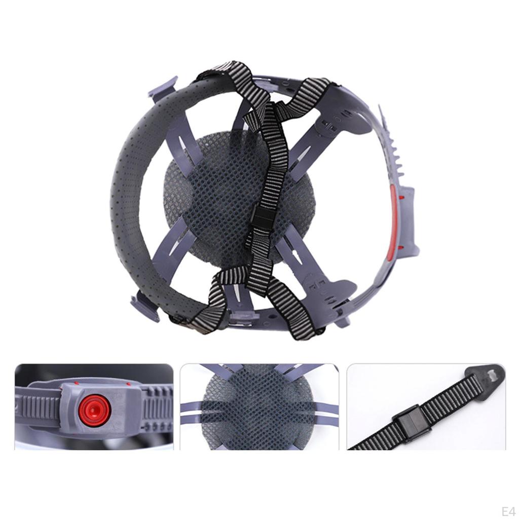 Helm-Innenpolster mit 6-Punkt-Gurt, Stoßdämpfend, Leicht, Schnell zu montierende Ersatzteile,