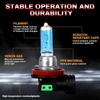 Fit For Toyota Prius 2010-2015 High Performance Halogen Headlight Bulbs: 9005 High Beam & H11 Low Beam & H8 Fog Light Combo, 5000K Super Bright White