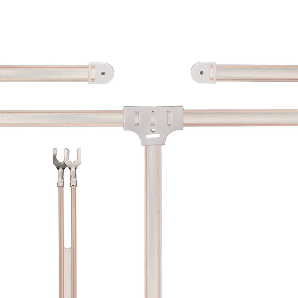 

BINGFU FM Dipole Antenna 300 Ohm FM Antenna 2 Pin Bare Wire Twin Lead Indoor Digital HD Radio Table Top FM Radio Home Stereo Receiver AV Audio Video