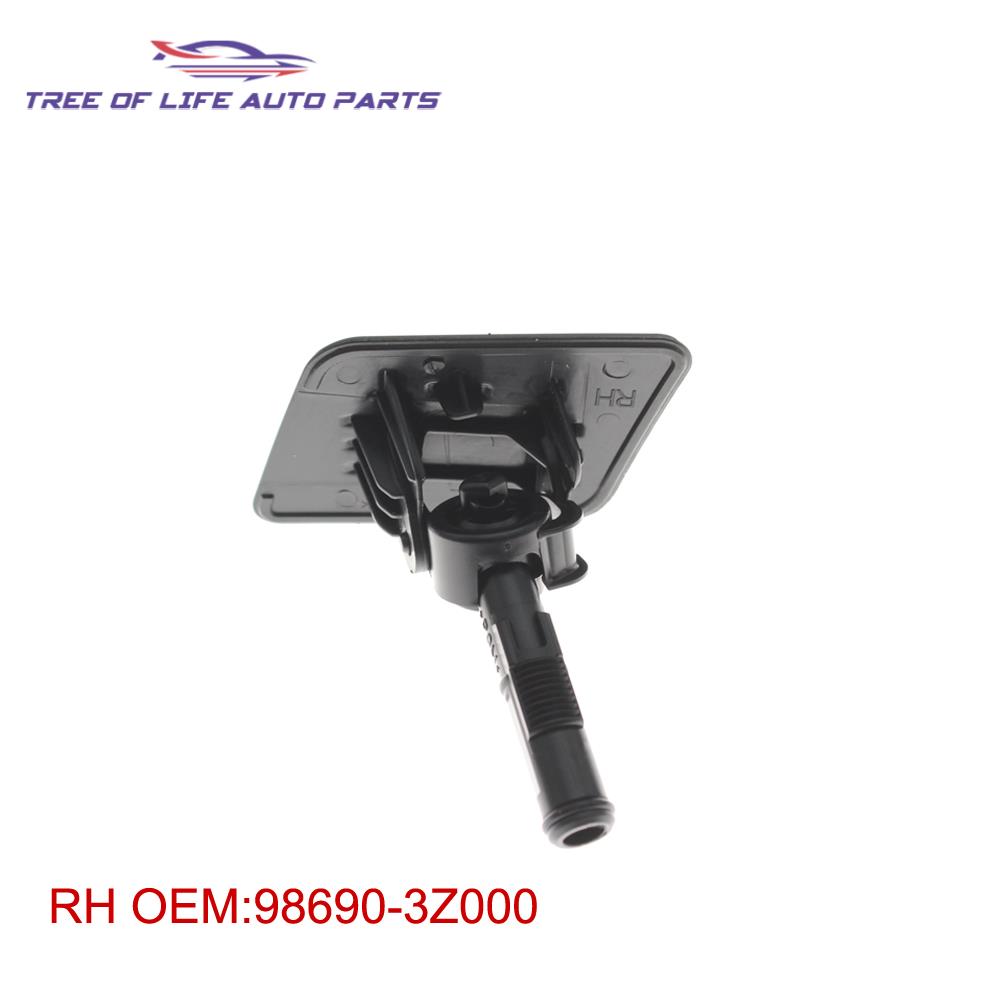 Front Bumper HeadLight Lamp Washer Cylinder Spray Nozzle Jet Cap Cover For Hyundai I40 2011-2015 98690-3Z000 986803Z000