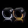 SANVI 3-inch LED Bi-Beam Car Headlights: White & Yellow DRL/Driving Light Dual Mode Upgrade