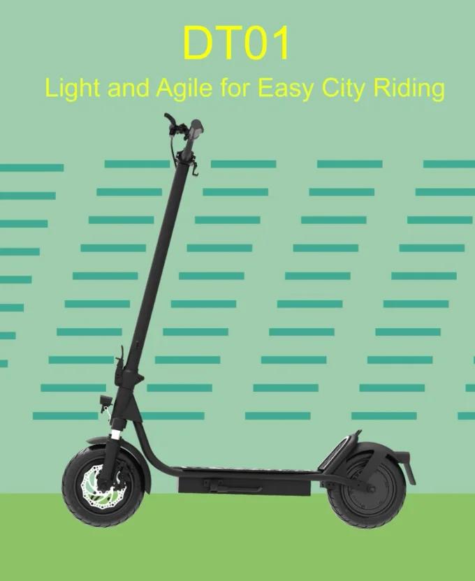 Peak DT01  800W 36V 13ah Electric Scooter Max Speed 35 Km/h Max Weight 120kg Foldable Electric Scooter LCD Display 5-7 Days Delivery