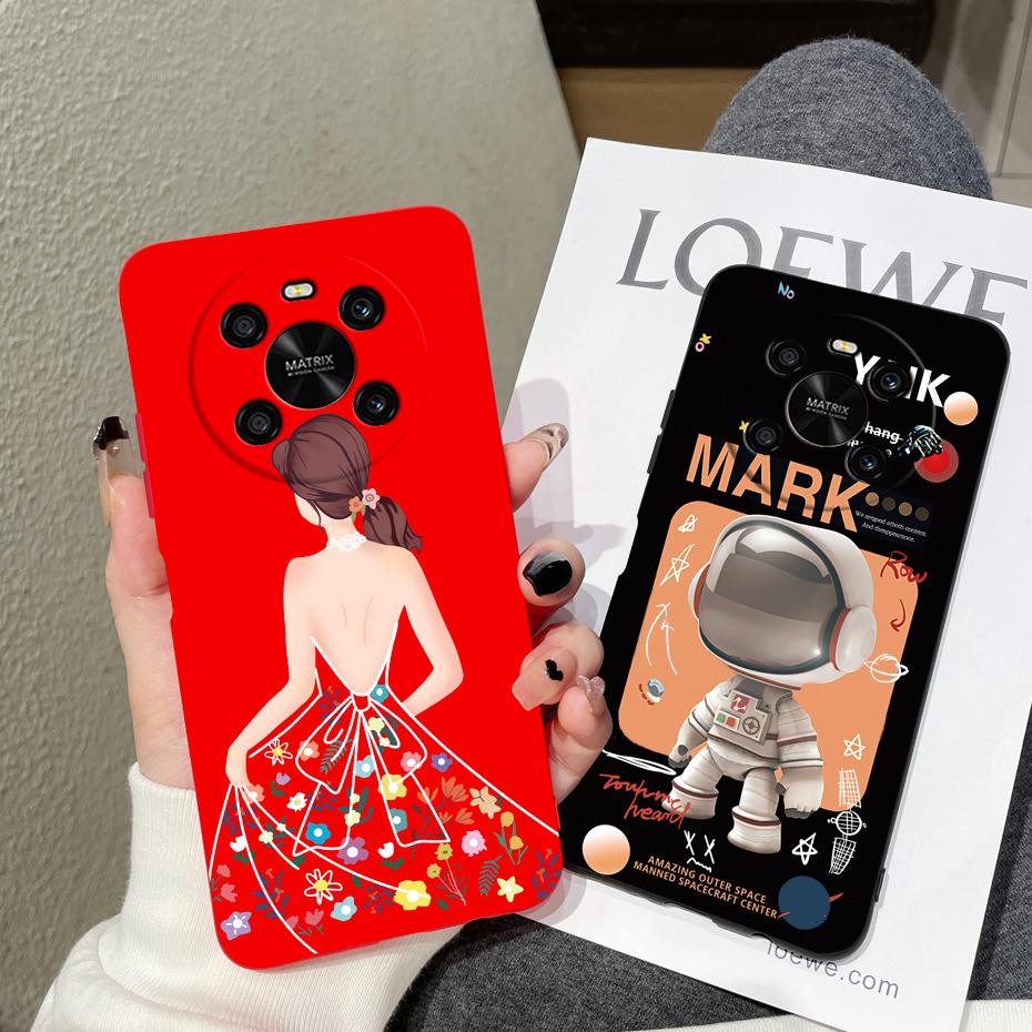 For Honor X9a 5G Case RMO-NX1 Cute Astronaut Back Cover Soft Silicone Funda For Honor X9 5G ANY-NX1 Phone Case HonorX9 X9a Capa