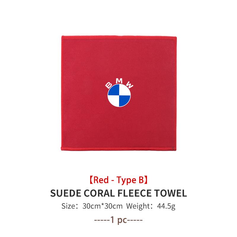 DLCP9 Car Wash Towels Absorbent Quick Dry Streak Coral Velvet Towel For BMW M 1 3 4 5 6 7 Series M3 M6 F01 F02E34 E36 E70 F10 X6 X1