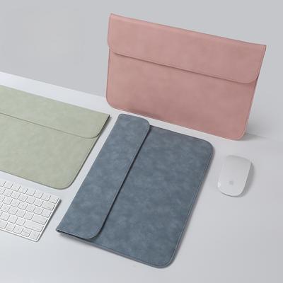 Shockproof MacBook Pro 14 Inch Laptop Sleeve Leather Case for Dell Lenovo 15 Inch Notebook Protective Cover