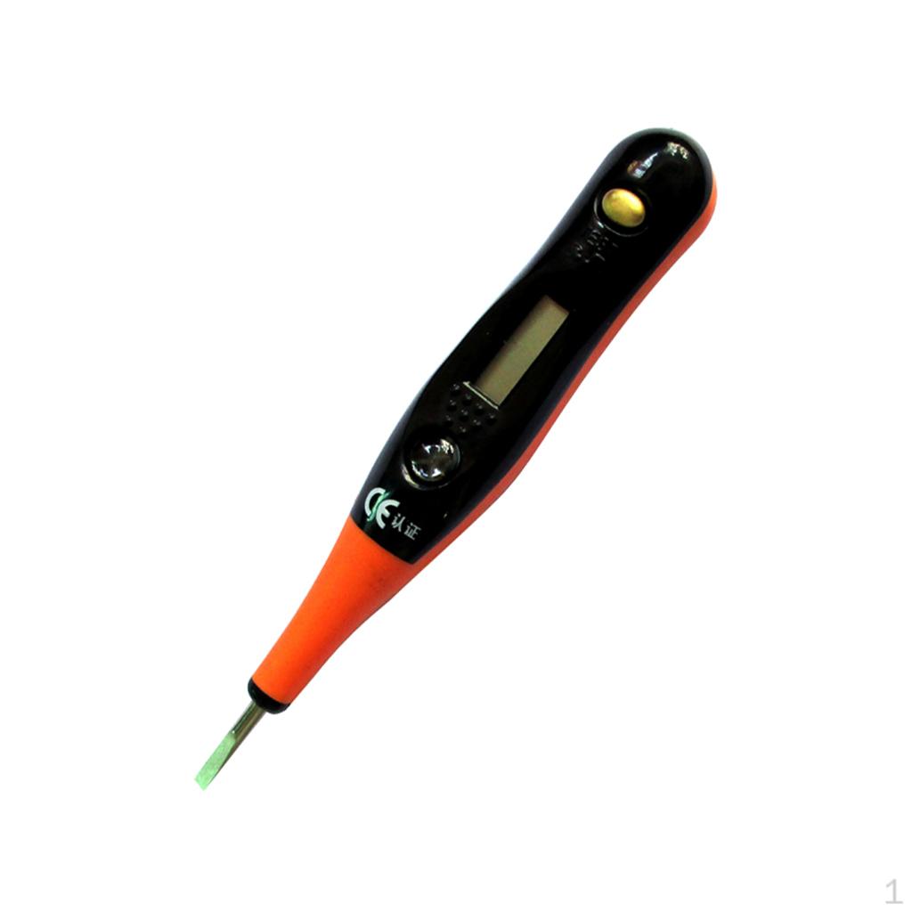 /DC Voltage Detector Electrical Tester Pen With LED LCD And Neon Lights Indicator
