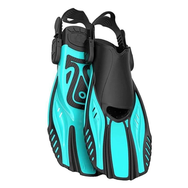 Adjustable Strap Adult Swimming Fins Snorkeling Diving Mermaid Tail Use TPE PP Material