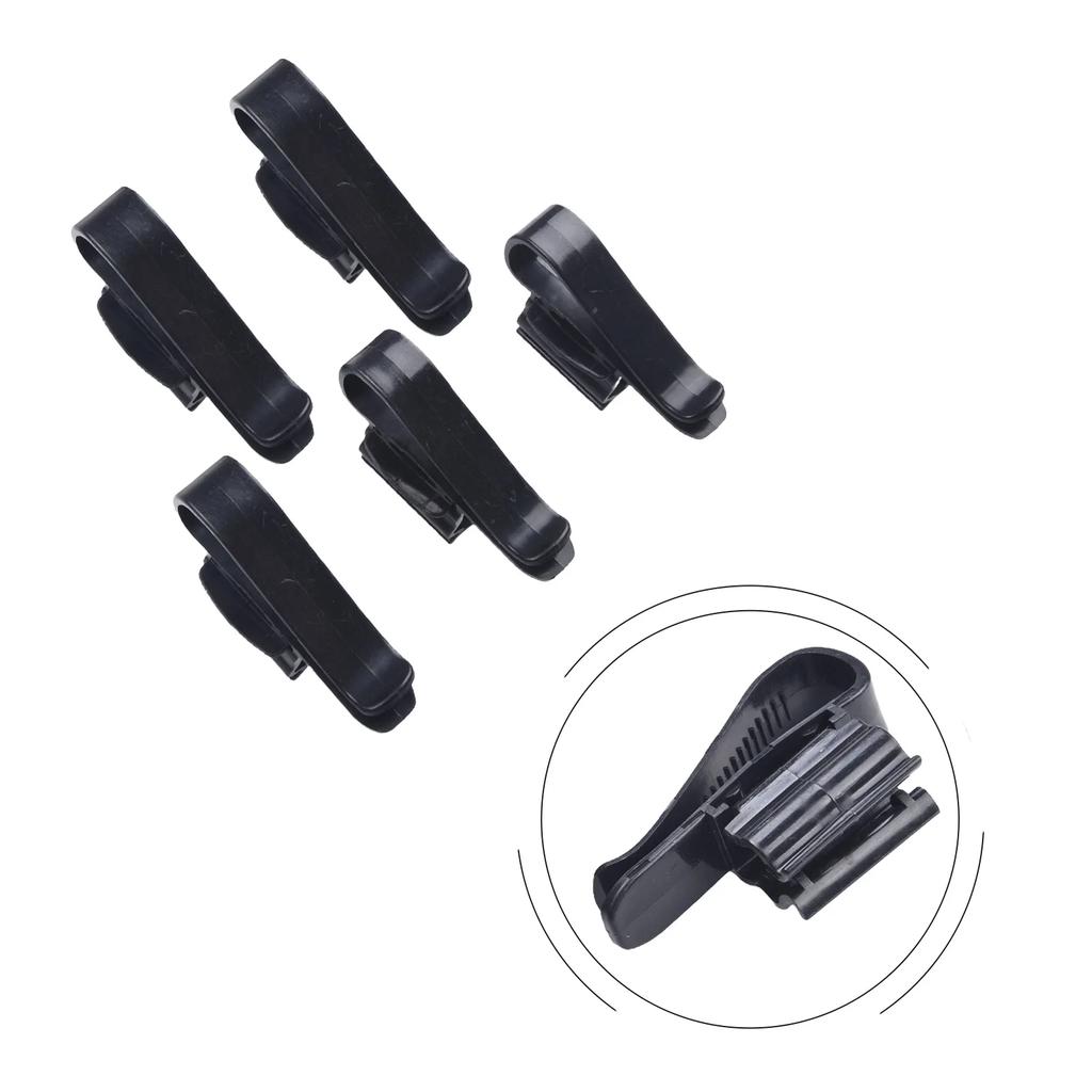 5pc Fish Tank Clamp Mounting Clip Aquarium Hose Holder For Water Pipe Dia 8mm-16mm Clamp Plastic Clip Adjustable Aquarium Parts