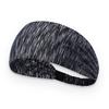 Sweatband Headband Sport Bicycle Tennis Bike Cycling Stretchy Breathable Hairband Stripe Gray