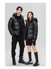Men's Black Gold Short Down Jacket 2026: New Trendy Style, Unisex Thickened Goose Down Coat for Warmth.