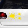 Autocollant de Fenêtre Éclaboussure de Peinture de Voiture Autocollant Réfléchissant Imperméable Décoration Extérieure Universelle pour la Sécurité du Véhicule