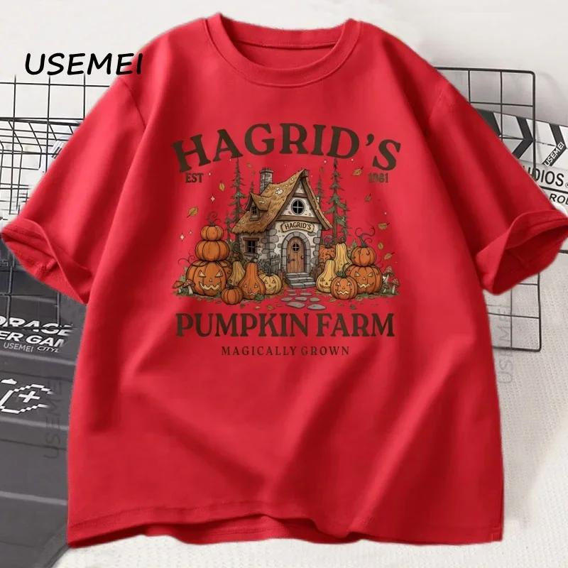 Fall Season Tshirt Autumn Pumpkin Retro Fall Vibes T Shirt Fall Girl Pumpkin Printed Tshirt Causal Cotton Short Sleeve Tees