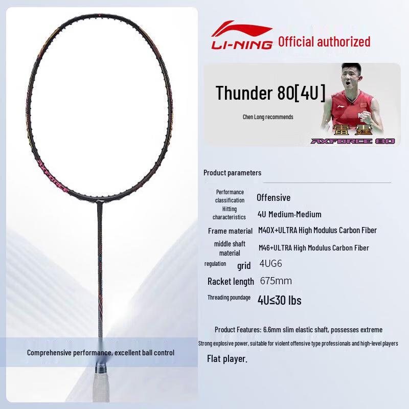 Li-Ning Thunder 80 Badminton Racket