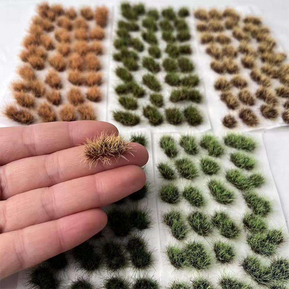 Simulation Miniature Grass Cluster Model Fairy Garden DIY Sand Table Grass Cluster  Model Making