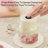 Wireless Electric Grinder Garlic Masher Mini Electric Garlic And Meat Grinder - 3-in-1 Food Chopper/Quiet Blender/Garlic
