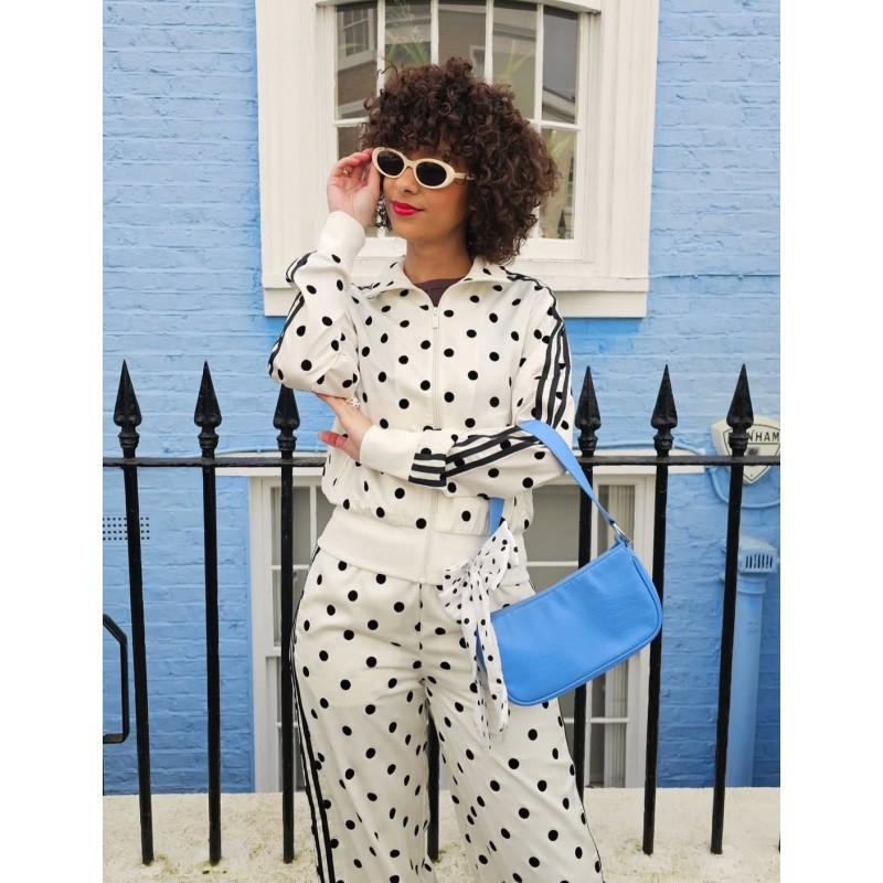 2026 Womens Polka Dot 3-Stripe Casual