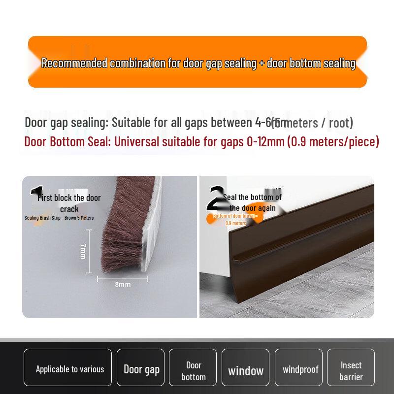 Self-Adhesive Door Window Felt Sealing Strip