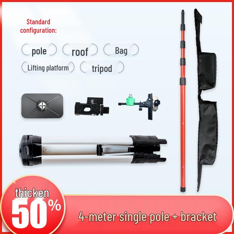 Adjustable Infrared Telescopic Tripod with Water Level Meter E18