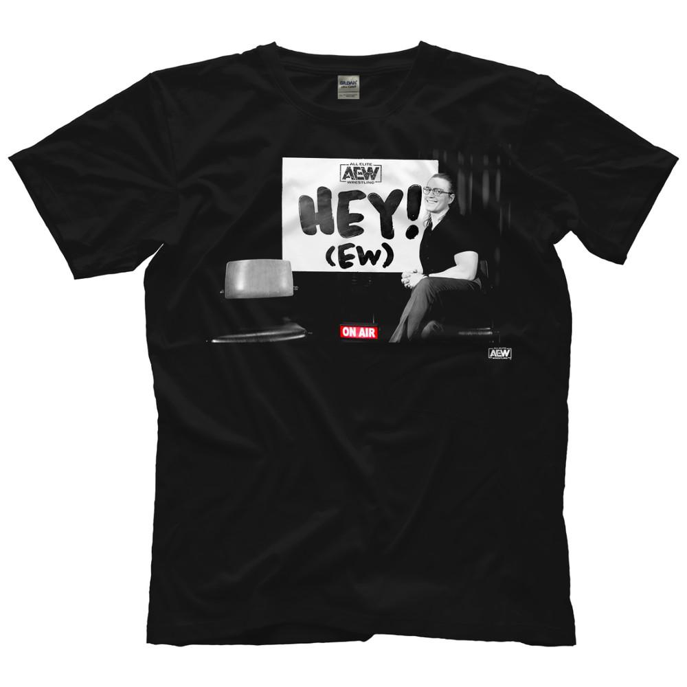 RJ City HEY EW On Air AEW Official TShirt Unisex T-Shirt L