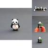 Adorable 4pcs/set Lovely Mini Panda Action Figure Collection Toys For All Ages
