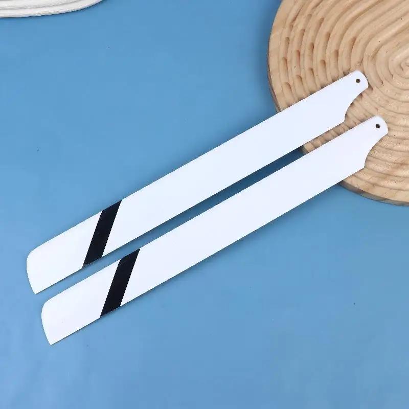 For 450 Series RC Helicopter Glass Carbon Main Rotor Blade Replacement Parts DIY RC Helicopter Propeller Accessories 1Pair