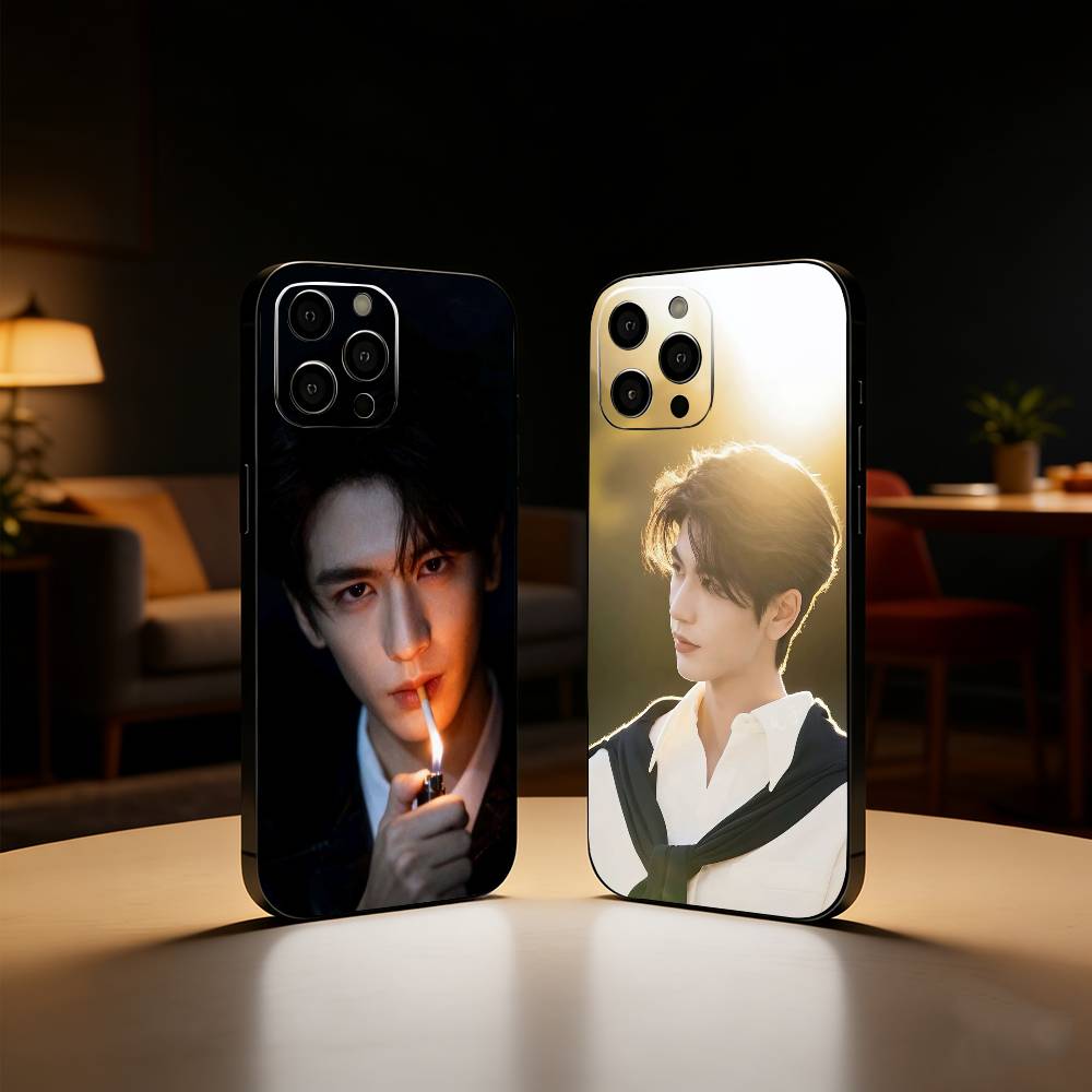 Zhang Linghe Phone Case For iPhone17,16,15,14,13,12 Plus,Max Soft Silicone Black Cover