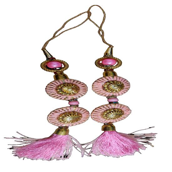 @ Indian Traditional Beautiful Latkan Light Pink Color For Lehanga & Dresses