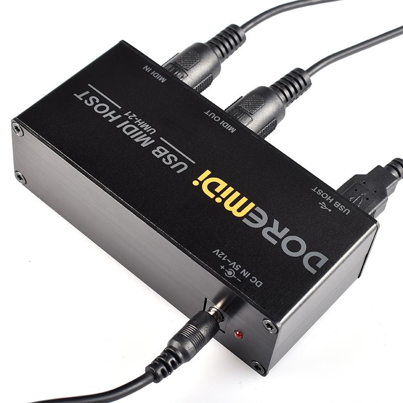 DOREMiDi Kiir-USB MIDI Host Box MIDI Host USB-MIDI Converter UMH-21
