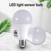 VzzUoo LED E27 Light Control Sensor Light Bulb 12W 9W 7W AC85-265V Day Night Light Auto ON OFF Patio Porch Smart Lamp For Garden