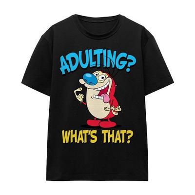 Ren & Stimpy Unisex Voksen Voksenliv 2 T-skjorte