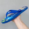 New graffiti flip-flops men's summer fashion outer wear men's foot pins non-slip slippers trendy beach sandals