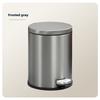 Stainless Steel Garbage Bin Household Foot Pedal Rubbish Storage Basket Kitchen Bathroom Large Capacity Trash Can