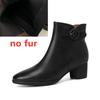 Fashion AIYUQI Women's Ankle Boots 2025 New Fashiona High-heel Women Short Boots Large Size Round-Toed Female Dress Boots