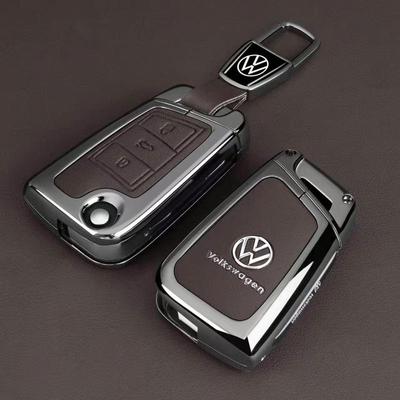 Key Case for Volkswagen: Fits Teramont, Bora, Golf, Sagitar L, Tayron, Magotan, T-Roc, and T-Cross Models