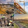 Aluminium Tripod & 5m Survey Levelling Staff For Laser Level /dumpy 1.65m Tripod